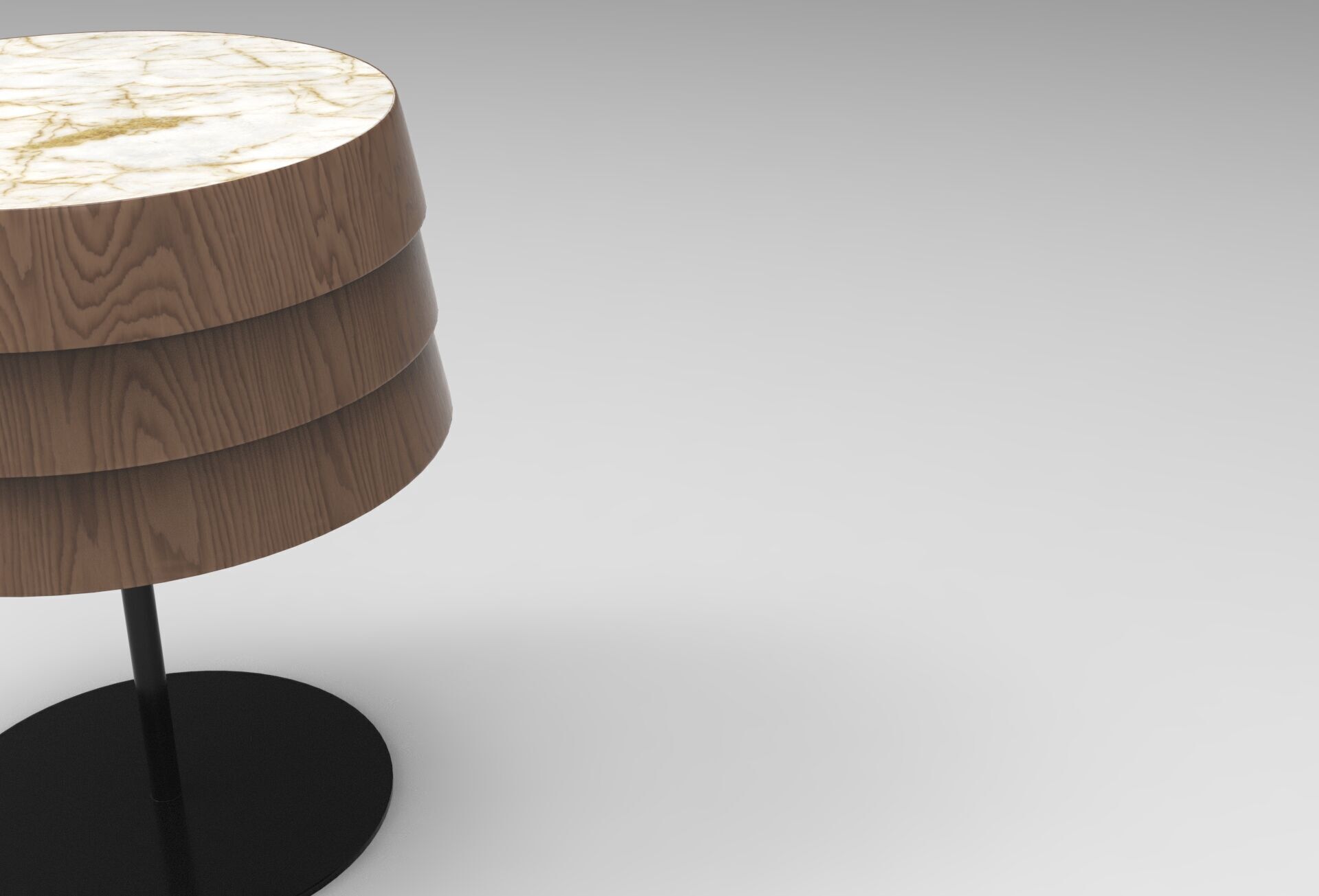 Cylo Table Lamp Low-poly 3D model_3