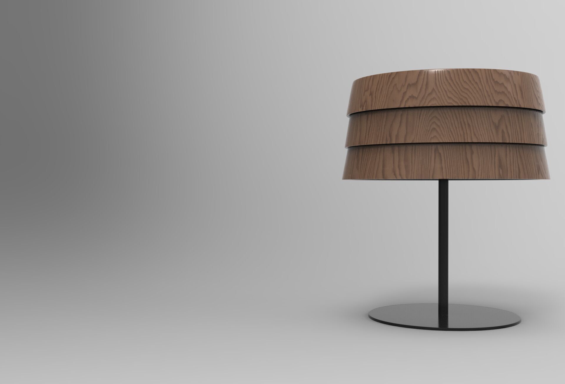 Cylo Table Lamp Low-poly 3D model_2