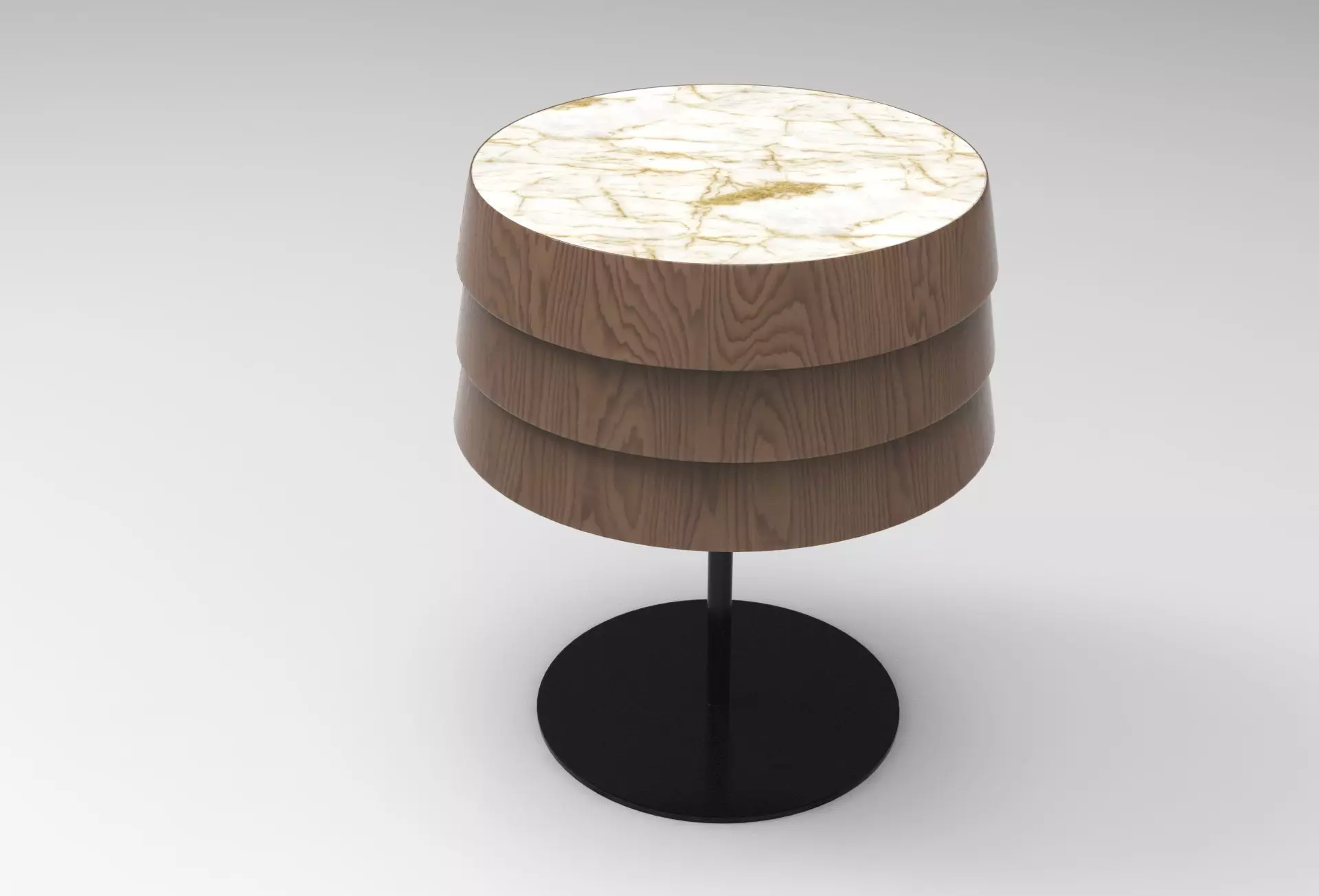 Cylo Table Lamp Low-poly 3D model_0
