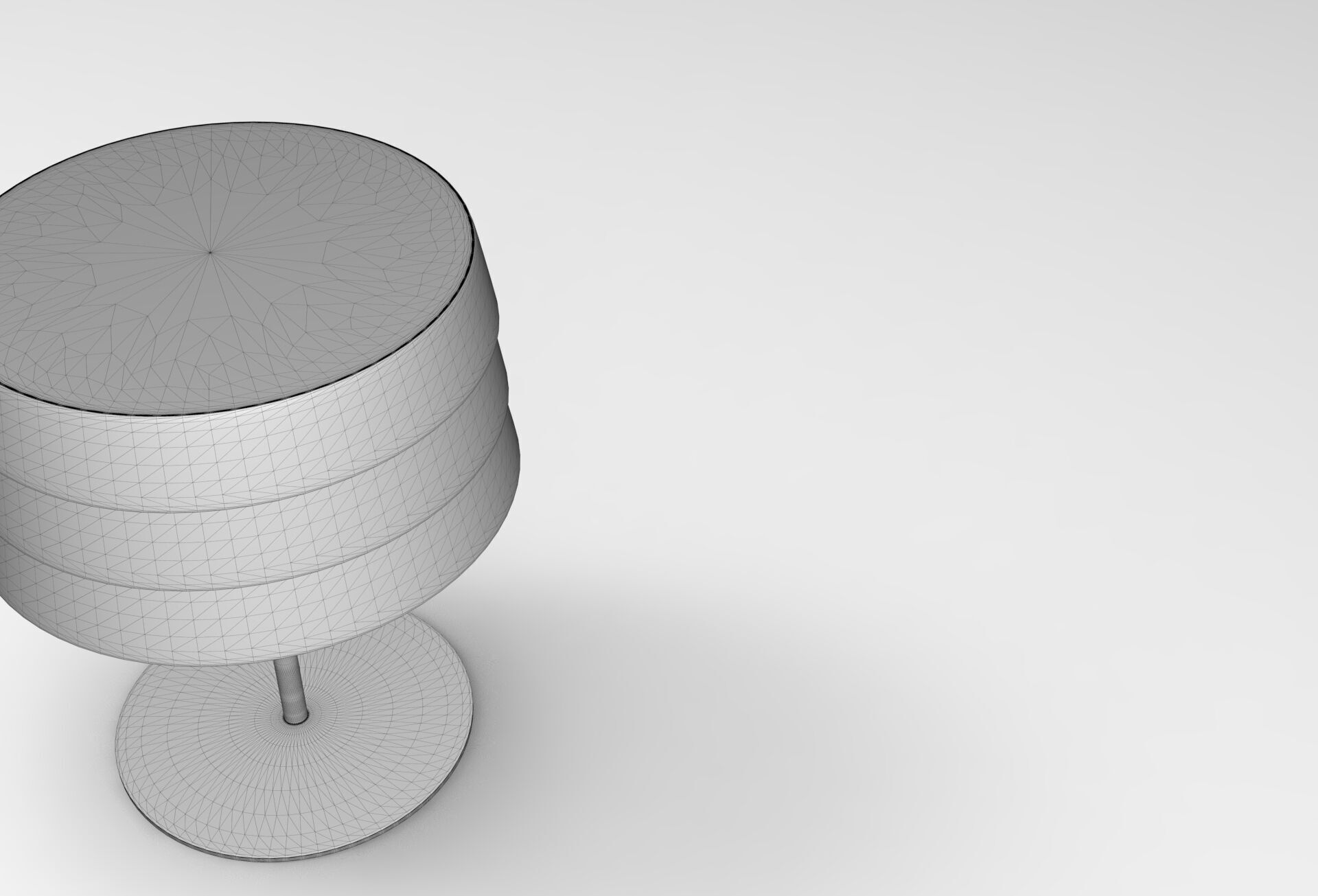 Cylo Table Lamp Low-poly 3D model_6