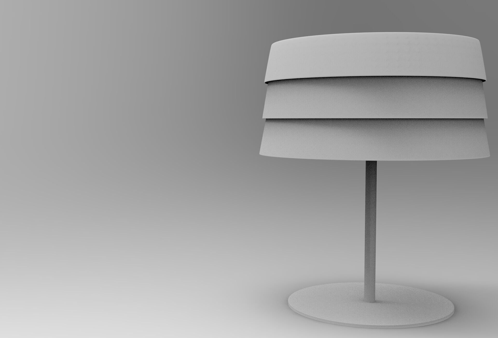 Cylo Table Lamp Low-poly 3D model_7
