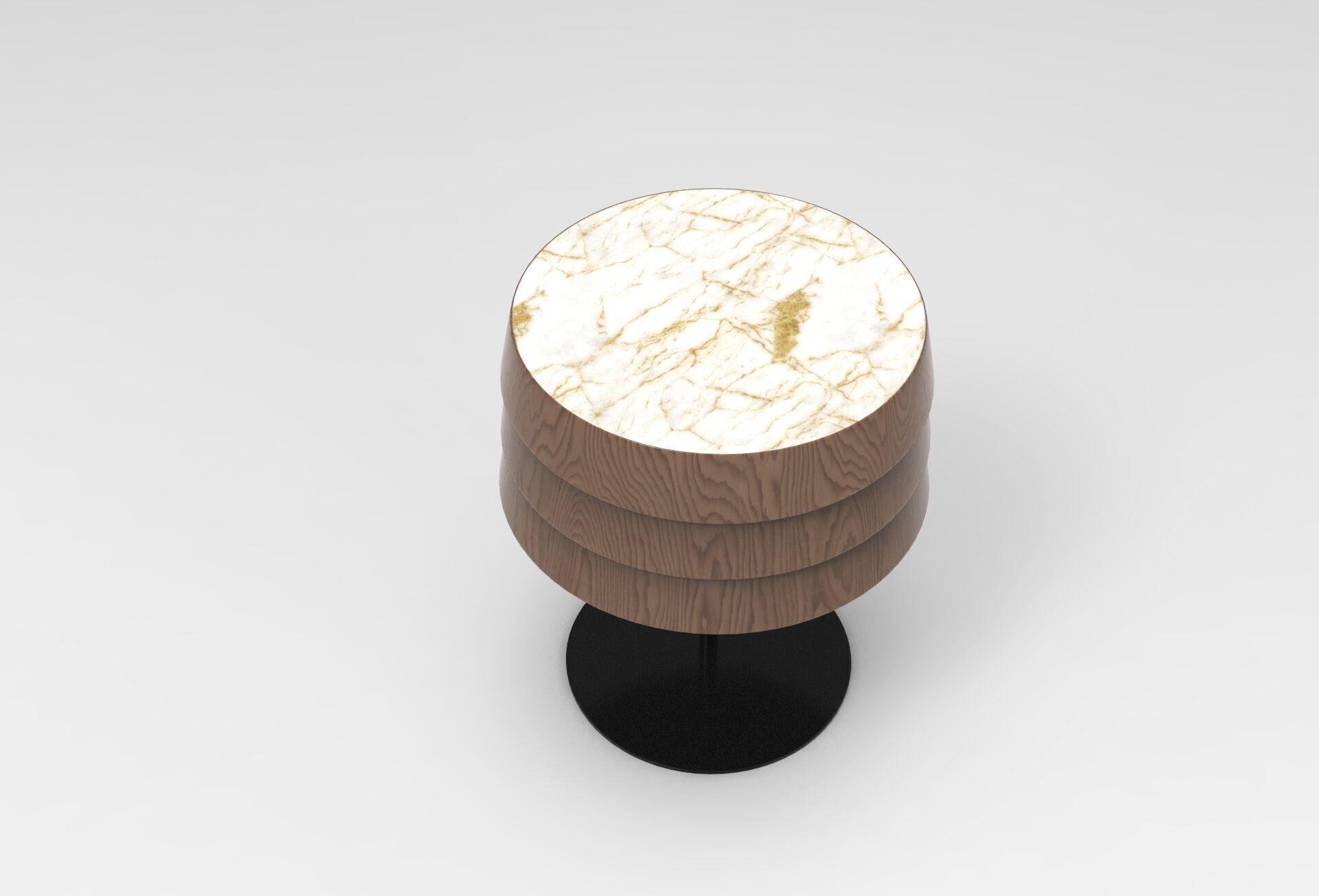 Cylo Table Lamp Low-poly 3D model_1