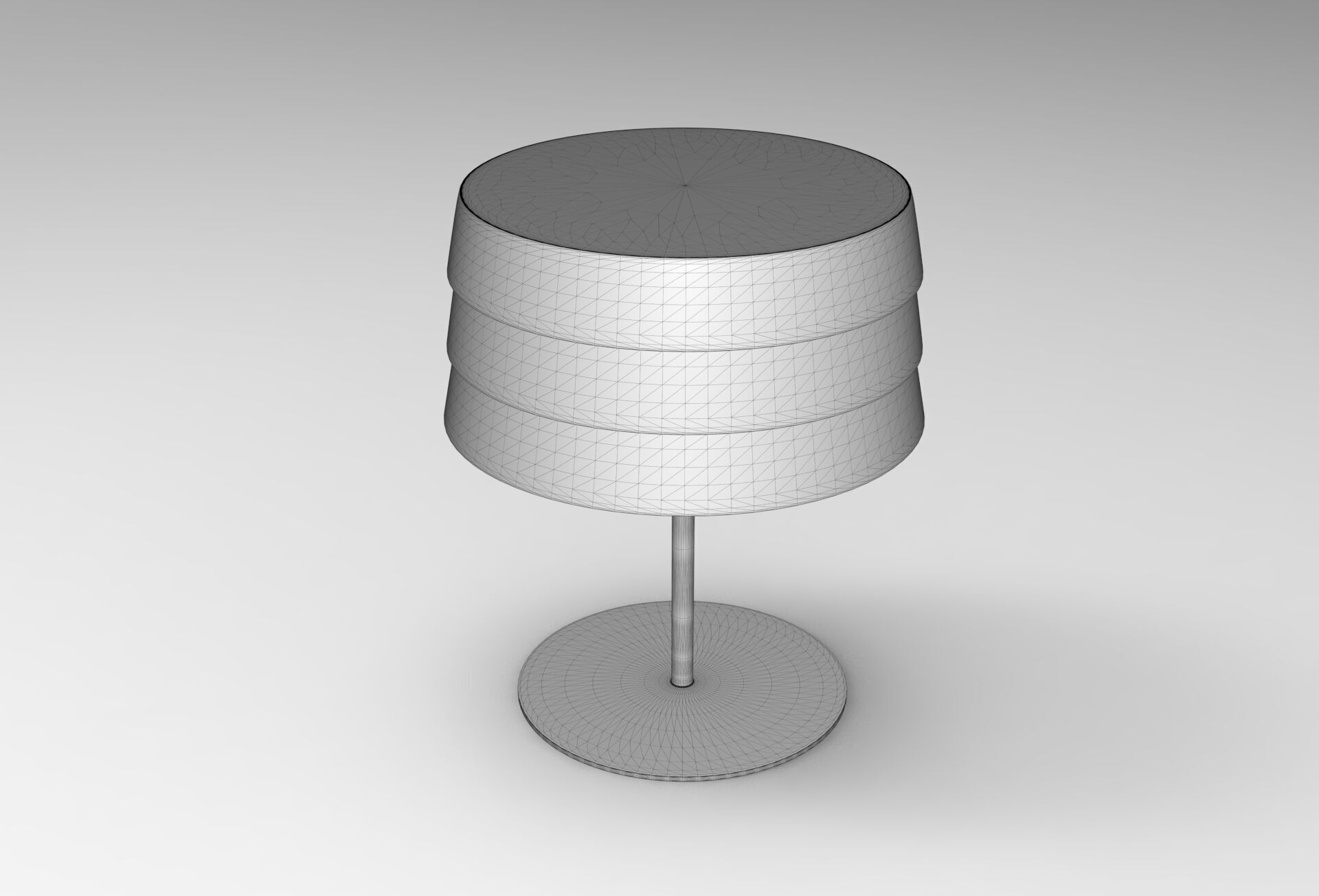Cylo Table Lamp Low-poly 3D model_5