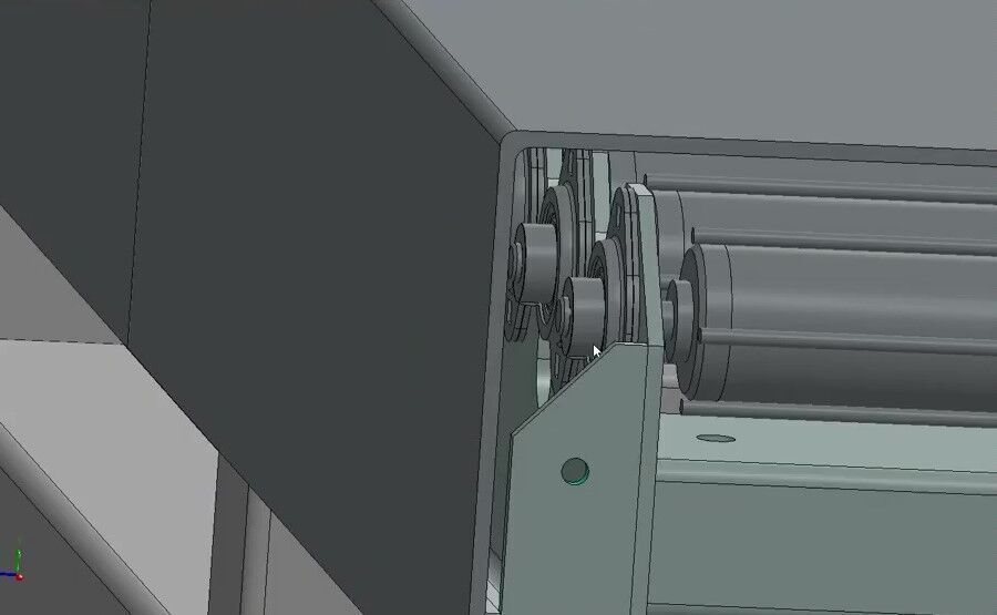 Truss Carton Palletizer  Efficient Carton Stacking Machine 3D model_10