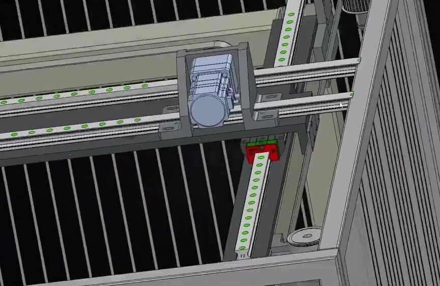 Truss Carton Palletizer  Efficient Carton Stacking Machine 3D model_6