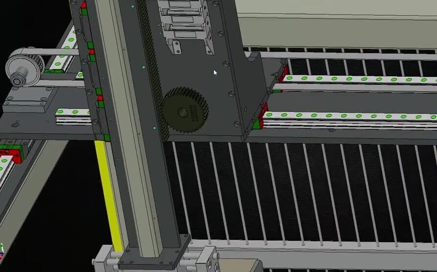 Truss Carton Palletizer  Efficient Carton Stacking Machine 3D model_5