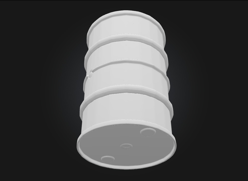 Barrel Hazardous Waste Containment in 3D Detail 3D model_7