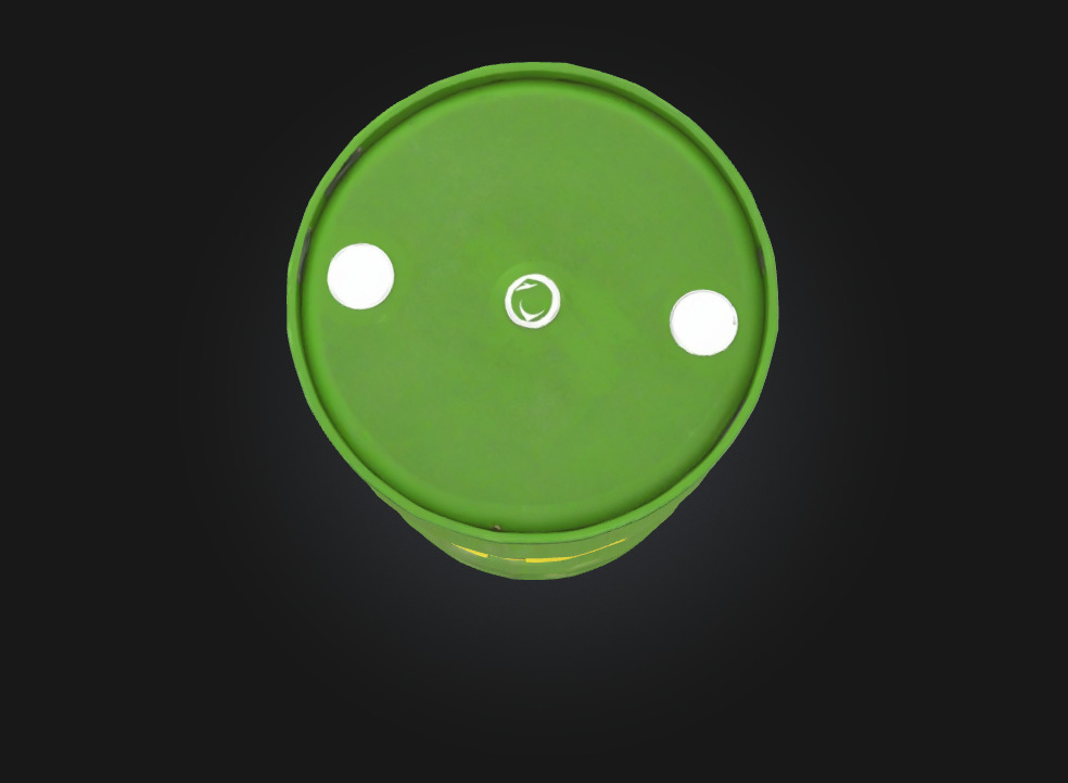 Barrel Hazardous Waste Containment in 3D Detail 3D model_3