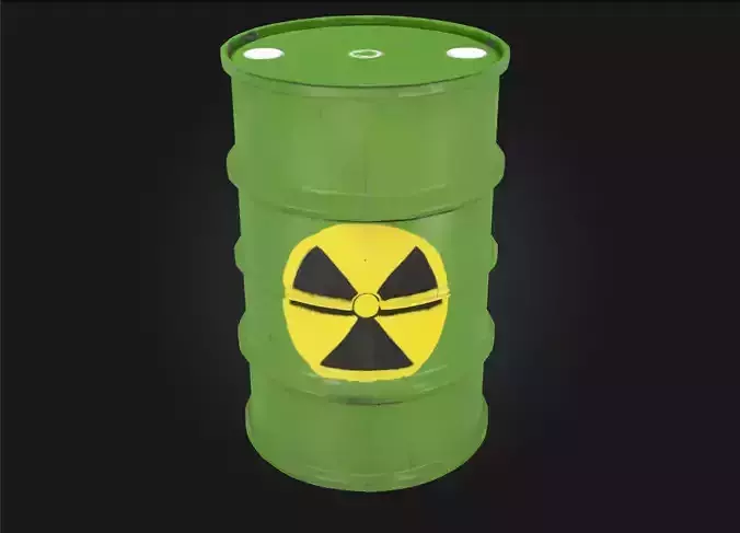 Barrel  Hazardous Waste Containment in 3D Detail