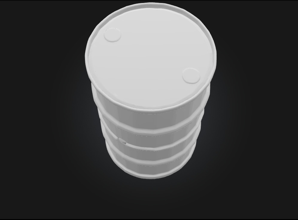 Barrel Hazardous Waste Containment in 3D Detail 3D model_6