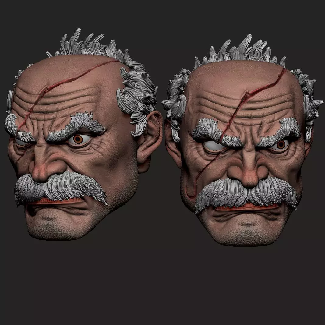 ONE12 Scale HEAD conquest 3D print model