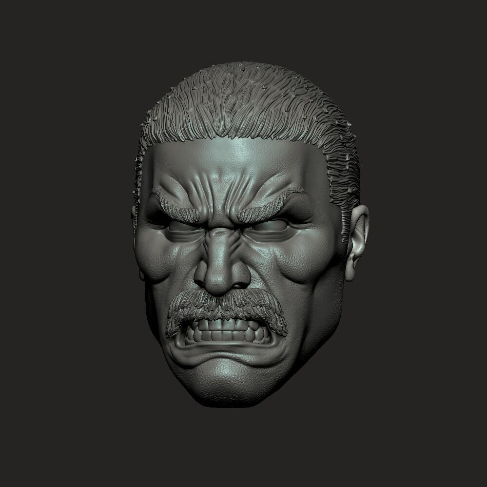 ONE12 Scale HEAD invecible 3D print model_1