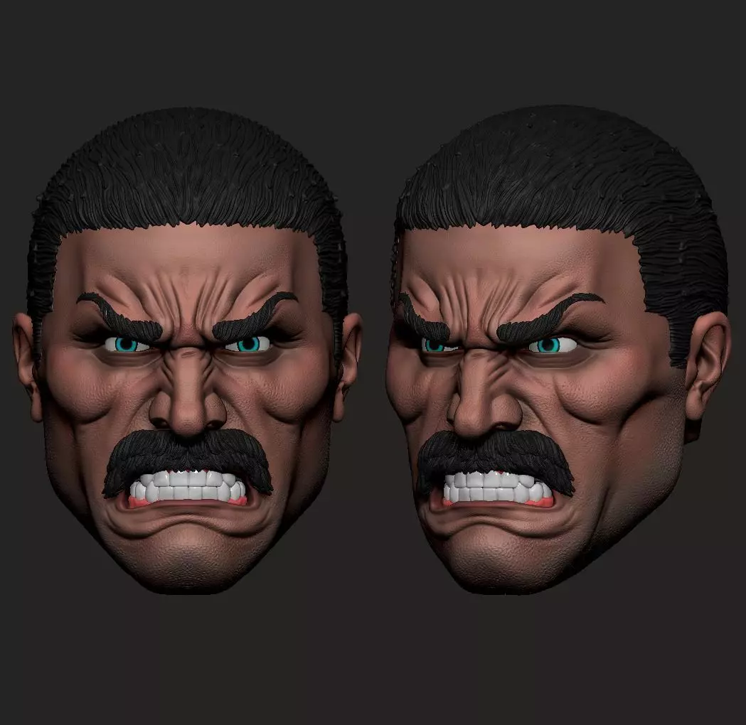 ONE12 Scale HEAD invecible 3D print model_0