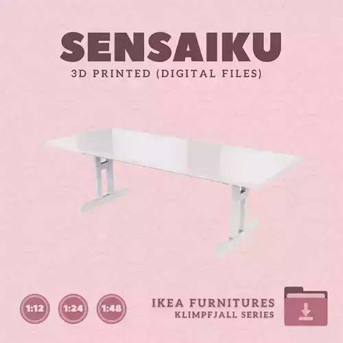 19 KLIMPFJALL Dining Table for Dollhouse - IKEA - 3D Print 3D print model