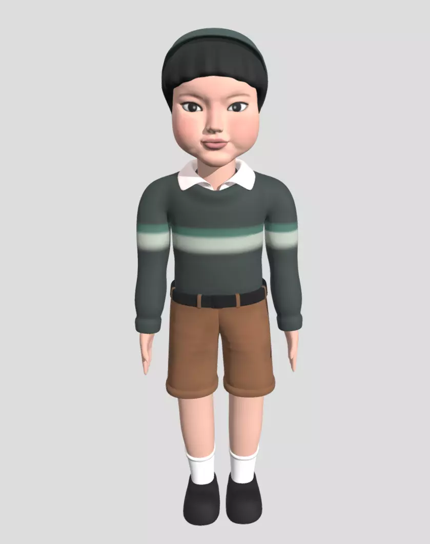 ChulSu Doll from Squid Game 3D model