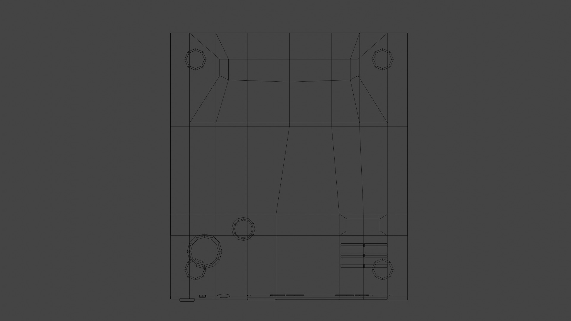 Low Poly Nintendo PlayStation 3D Model Low-poly 3D model_3
