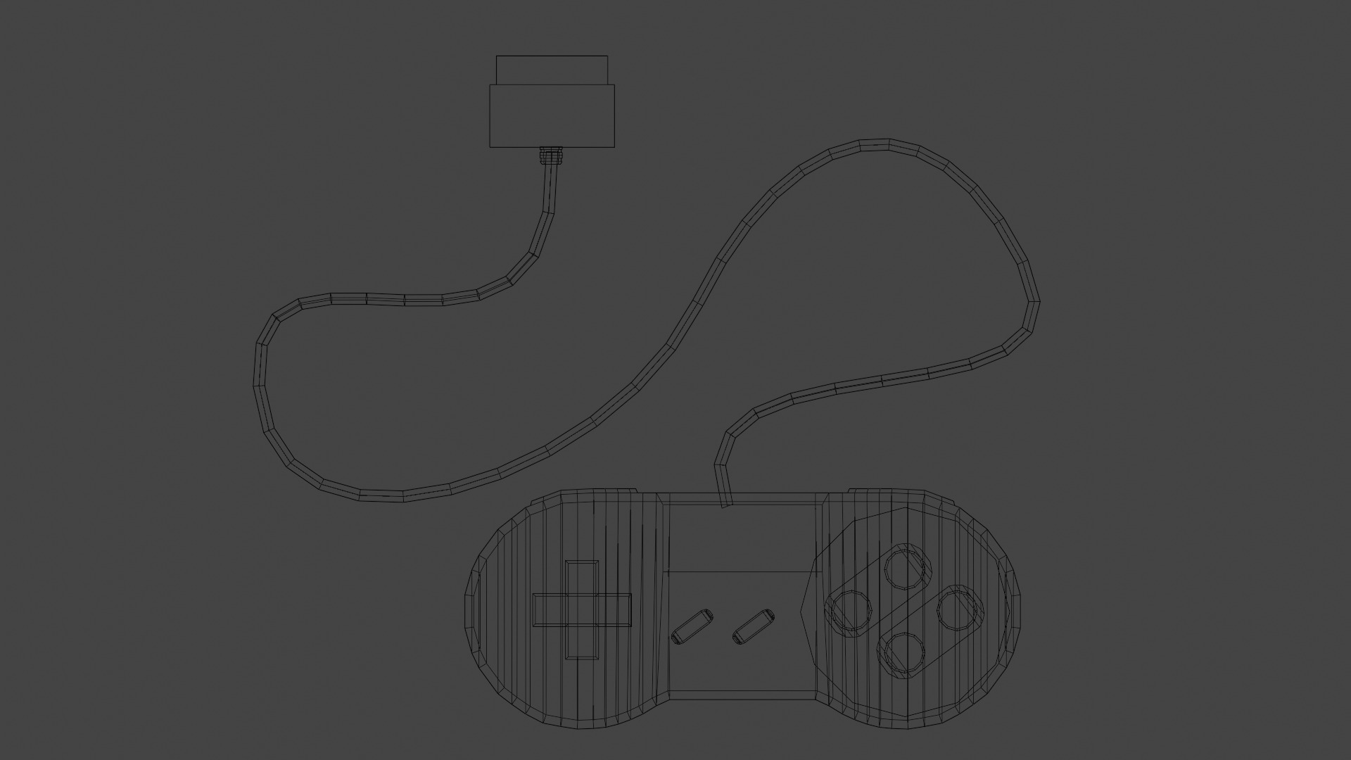 Low Poly Nintendo PlayStation 3D Model Low-poly 3D model_4