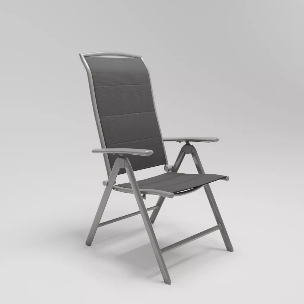 Folding Chair 3D model_0
