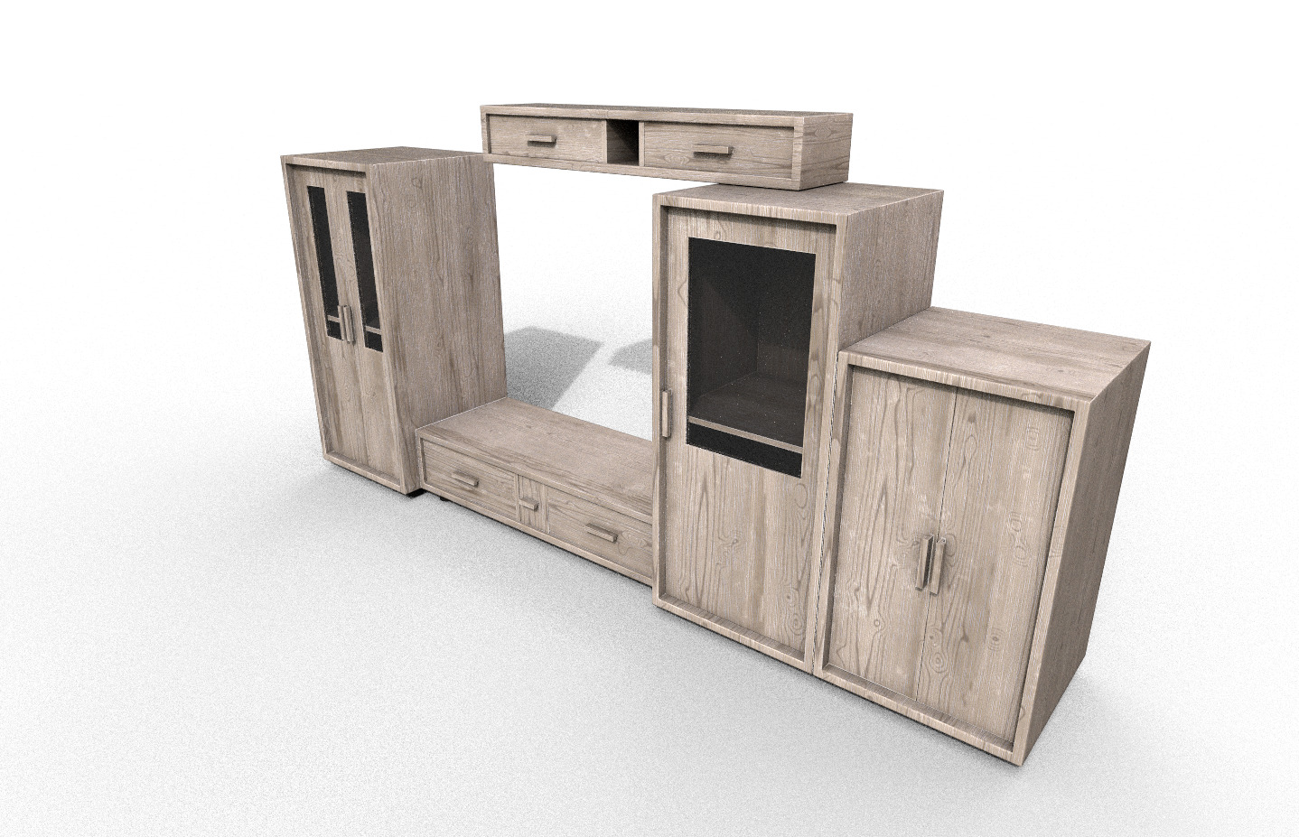 Pack 2 Sets Modern Furniture 3D Model Low-poly 3D model_56