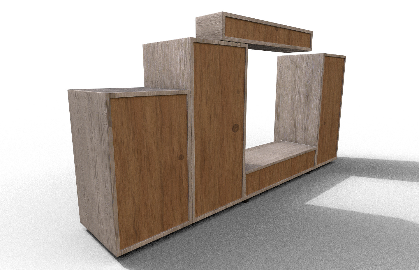 Pack 2 Sets Modern Furniture 3D Model Low-poly 3D model_55