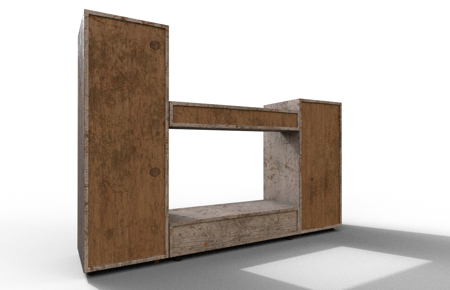 Pack 2 Sets Modern Furniture 3D Model Low-poly 3D model_5