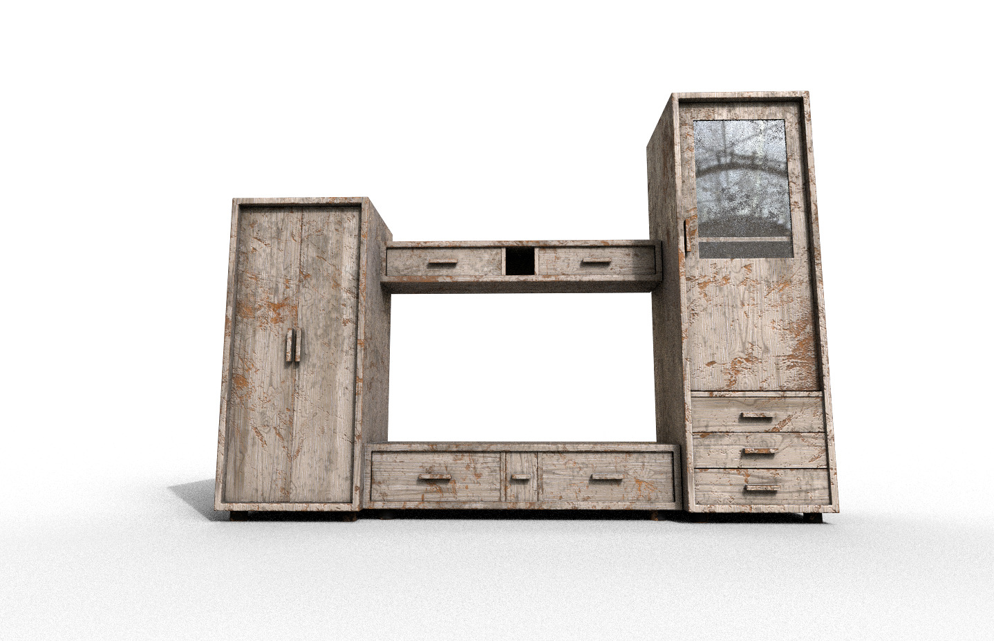 Pack 2 Sets Modern Furniture 3D Model Low-poly 3D model_10