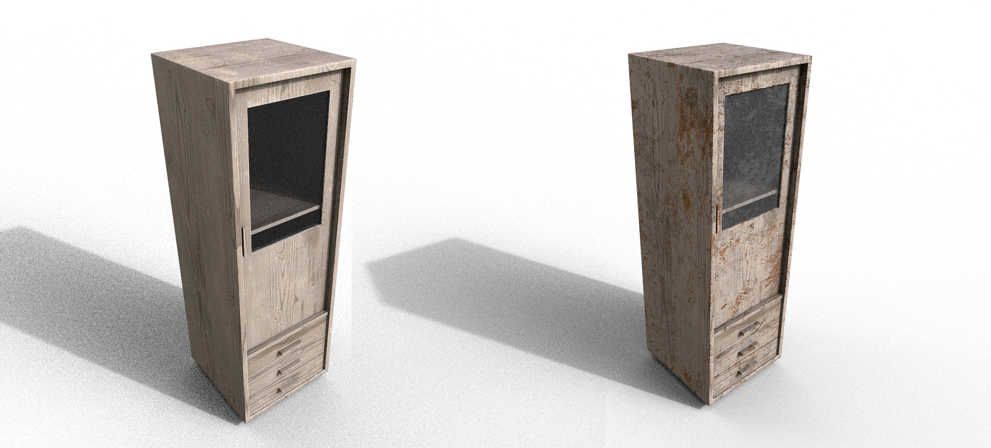 Pack 2 Sets Modern Furniture 3D Model Low-poly 3D model_20