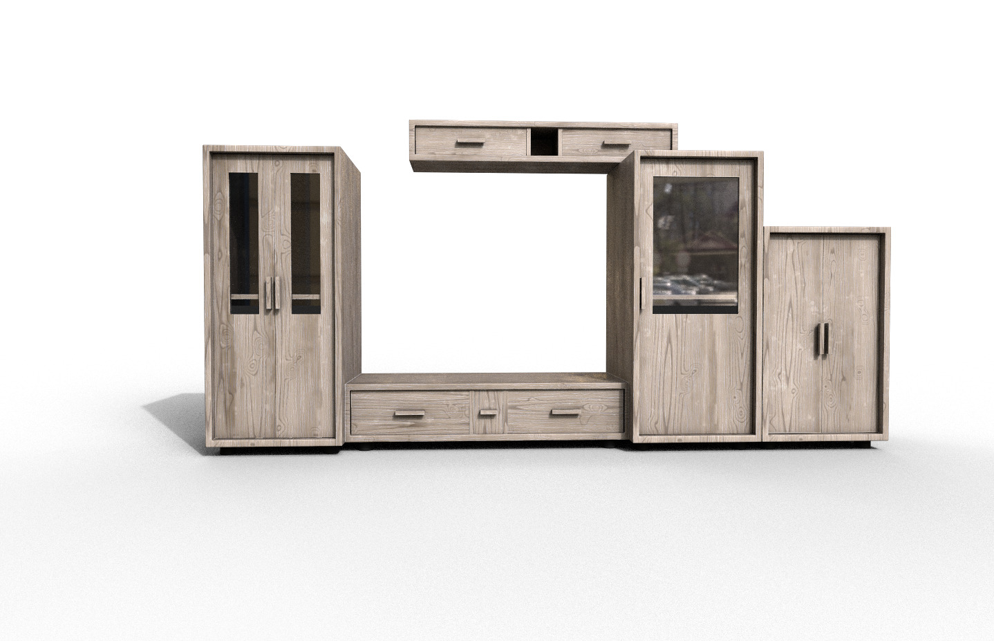 Pack 2 Sets Modern Furniture 3D Model Low-poly 3D model_59