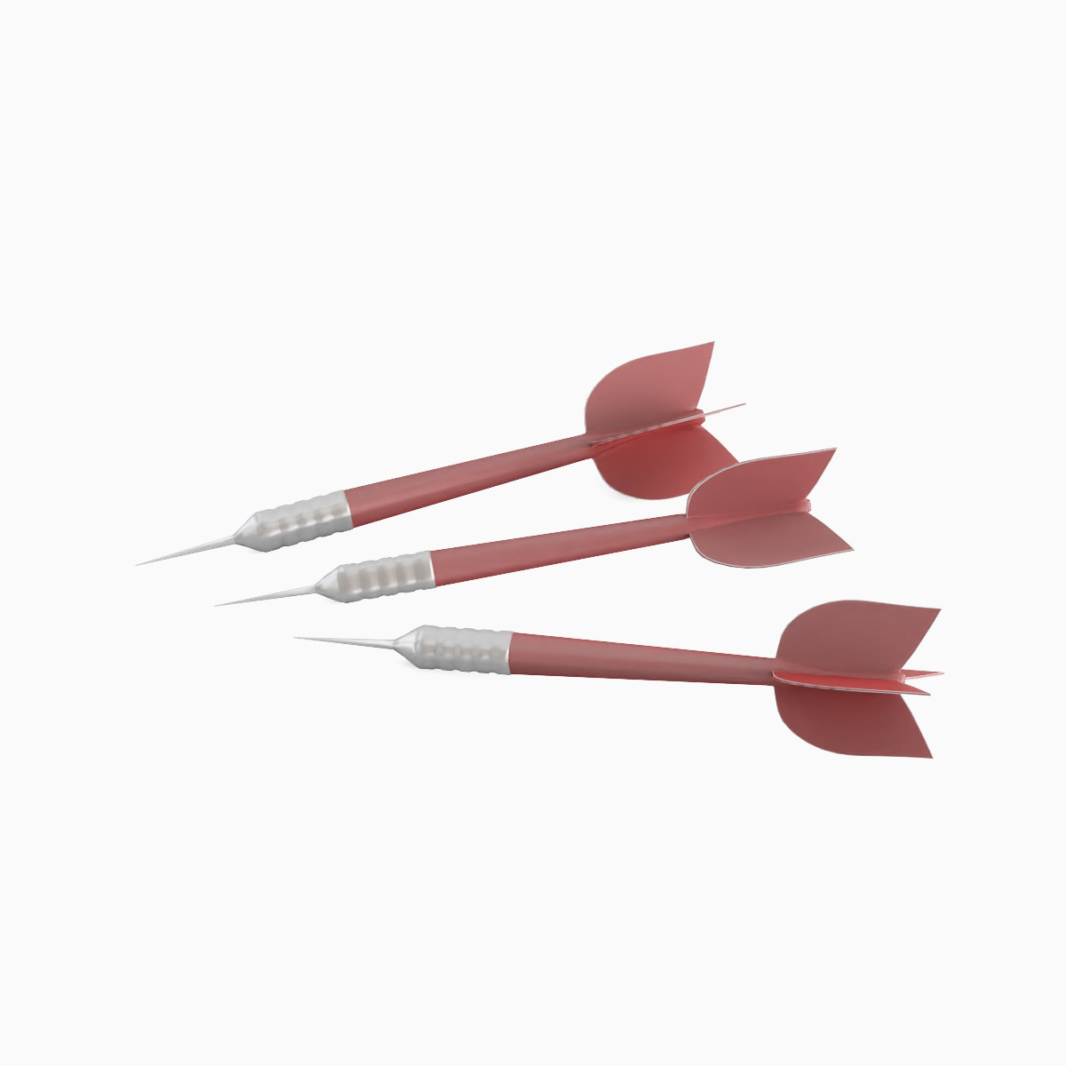 Dart 02 Low-poly 3D model_5