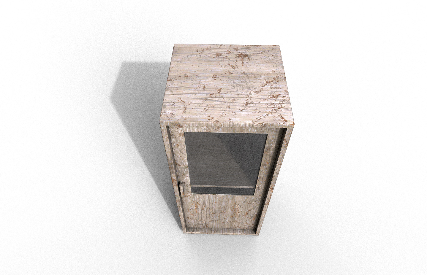 Set Old Modern Furniture 3D Model Terror Low-poly 3D model_19