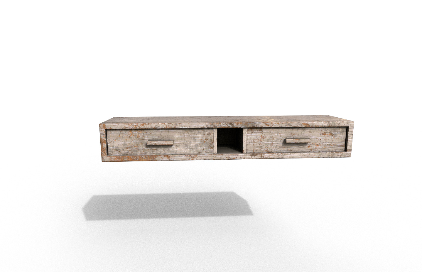 Set Old Modern Furniture 3D Model Terror Low-poly 3D model_23