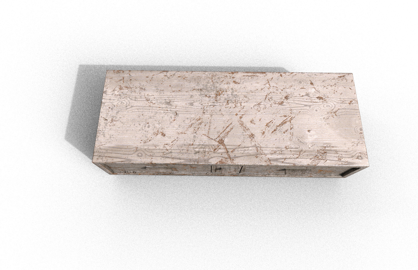 Set Old Modern Furniture 3D Model Terror Low-poly 3D model_29