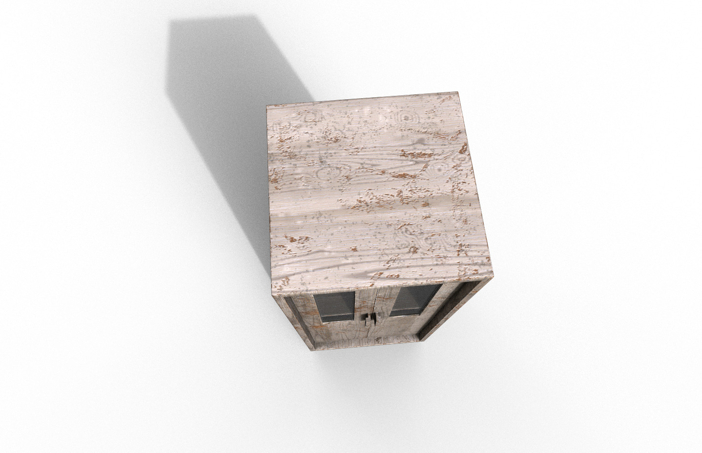 Set Old Modern Furniture 3D Model Terror Low-poly 3D model_11