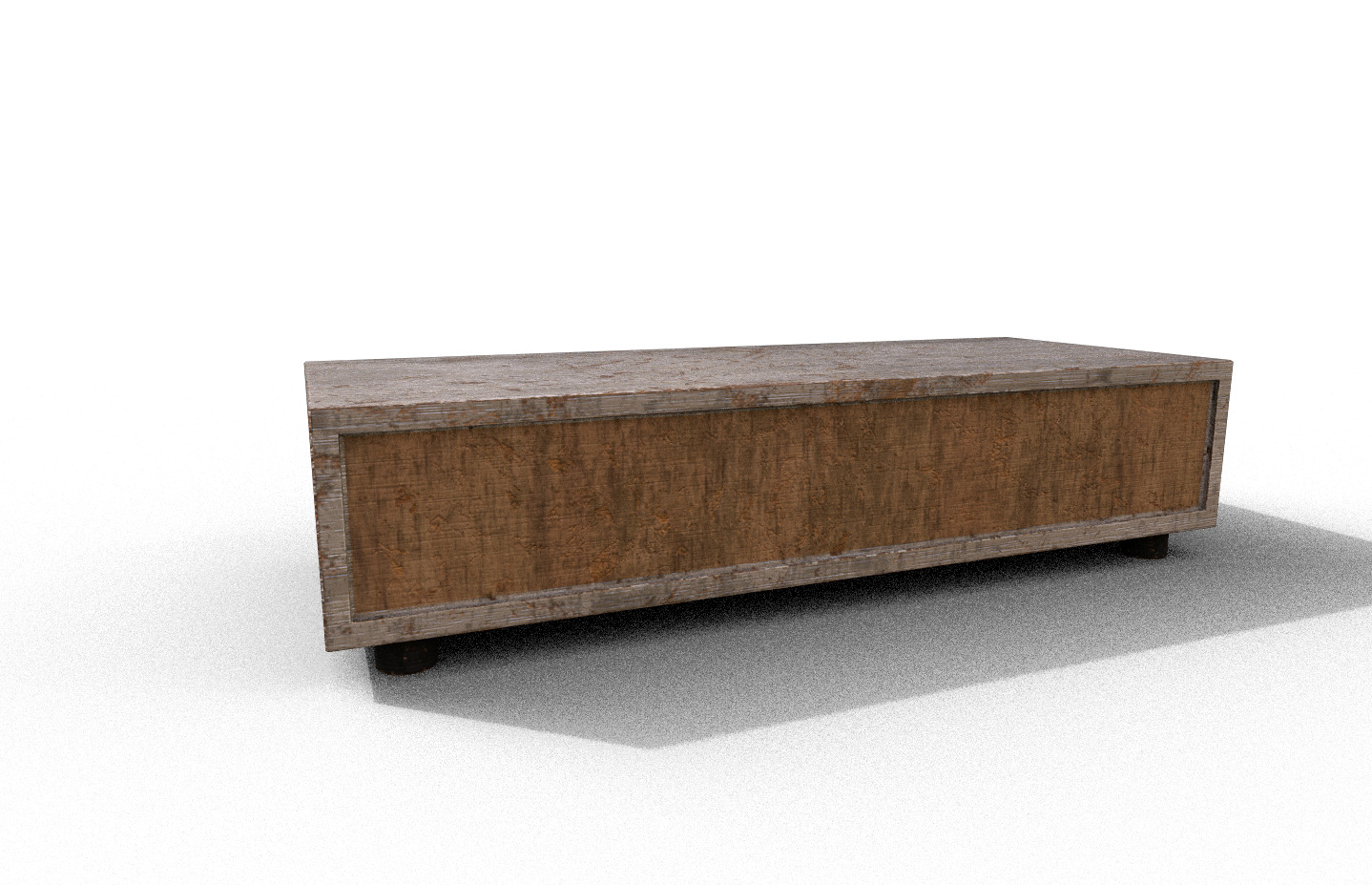 Set Old Modern Furniture 3D Model Terror Low-poly 3D model_27