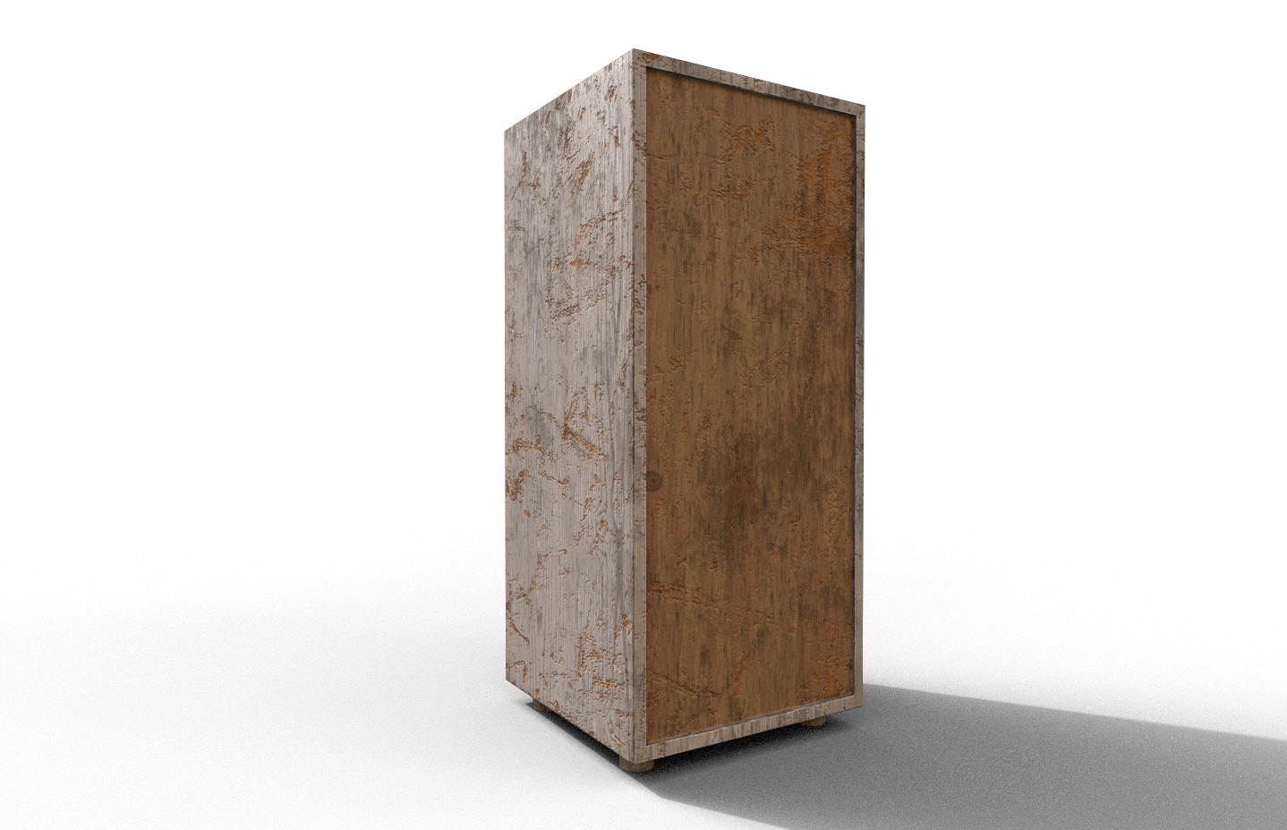 Set Old Modern Furniture 3D Model Terror Low-poly 3D model_15