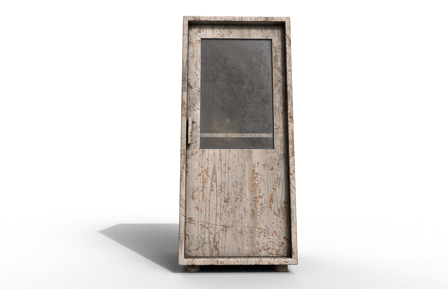 Set Old Modern Furniture 3D Model Terror Low-poly 3D model_17