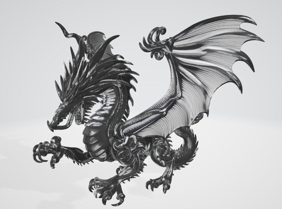 Dragon 3D model_2