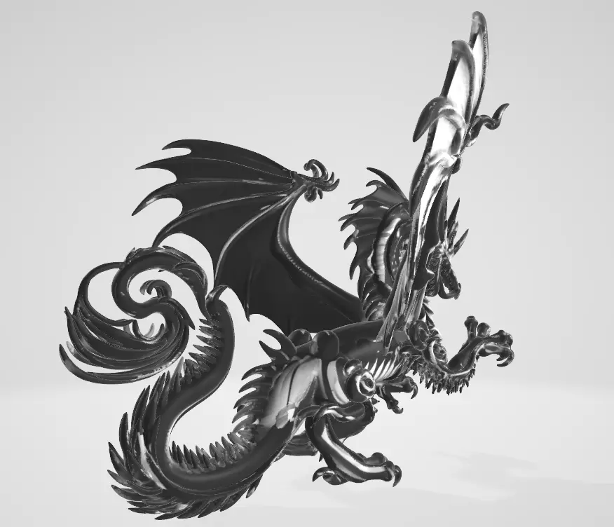 Dragon 3D model_0