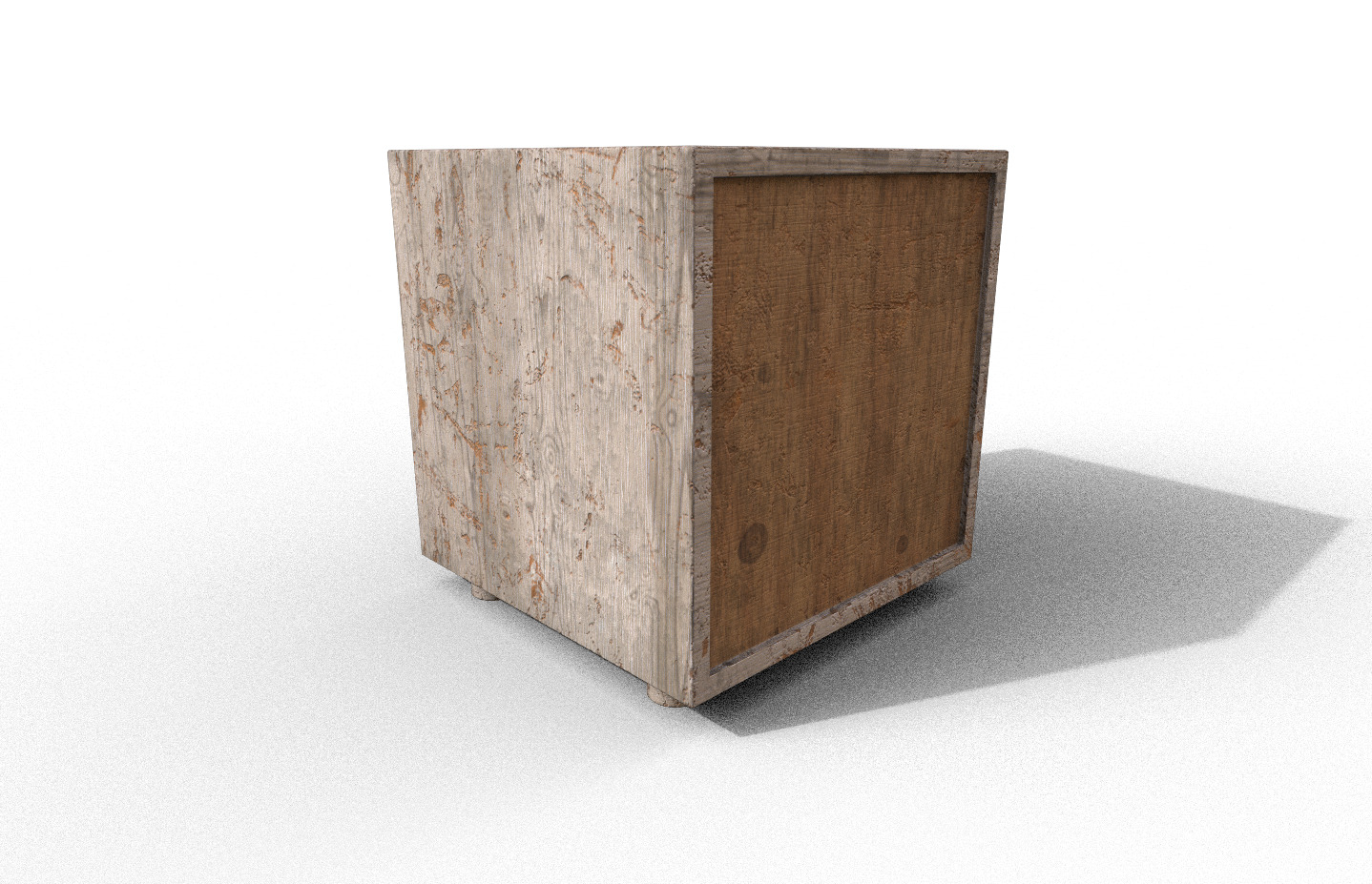 Set Old Modern Furniture 3D Model Terror Low-poly 3D model_15
