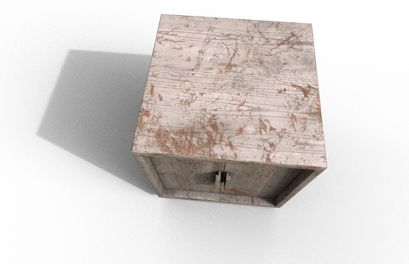 Set Old Modern Furniture 3D Model Terror Low-poly 3D model_20