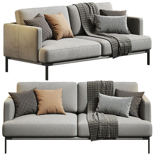Natuzzi Estro Sofa 02 3D model