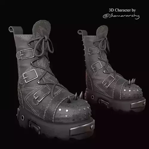 Alternative leather boots