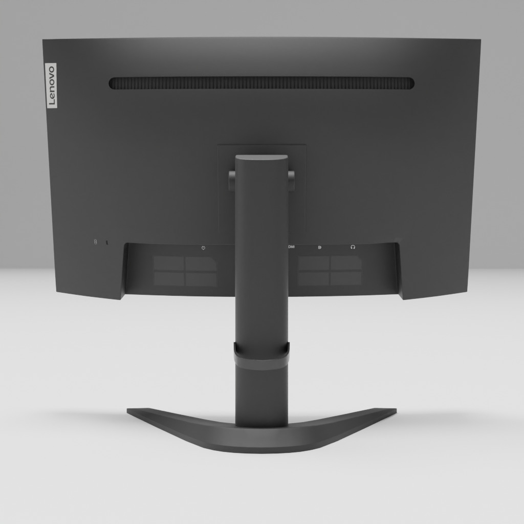 LED Lenovo G27c 10 27 inch 3D model_2