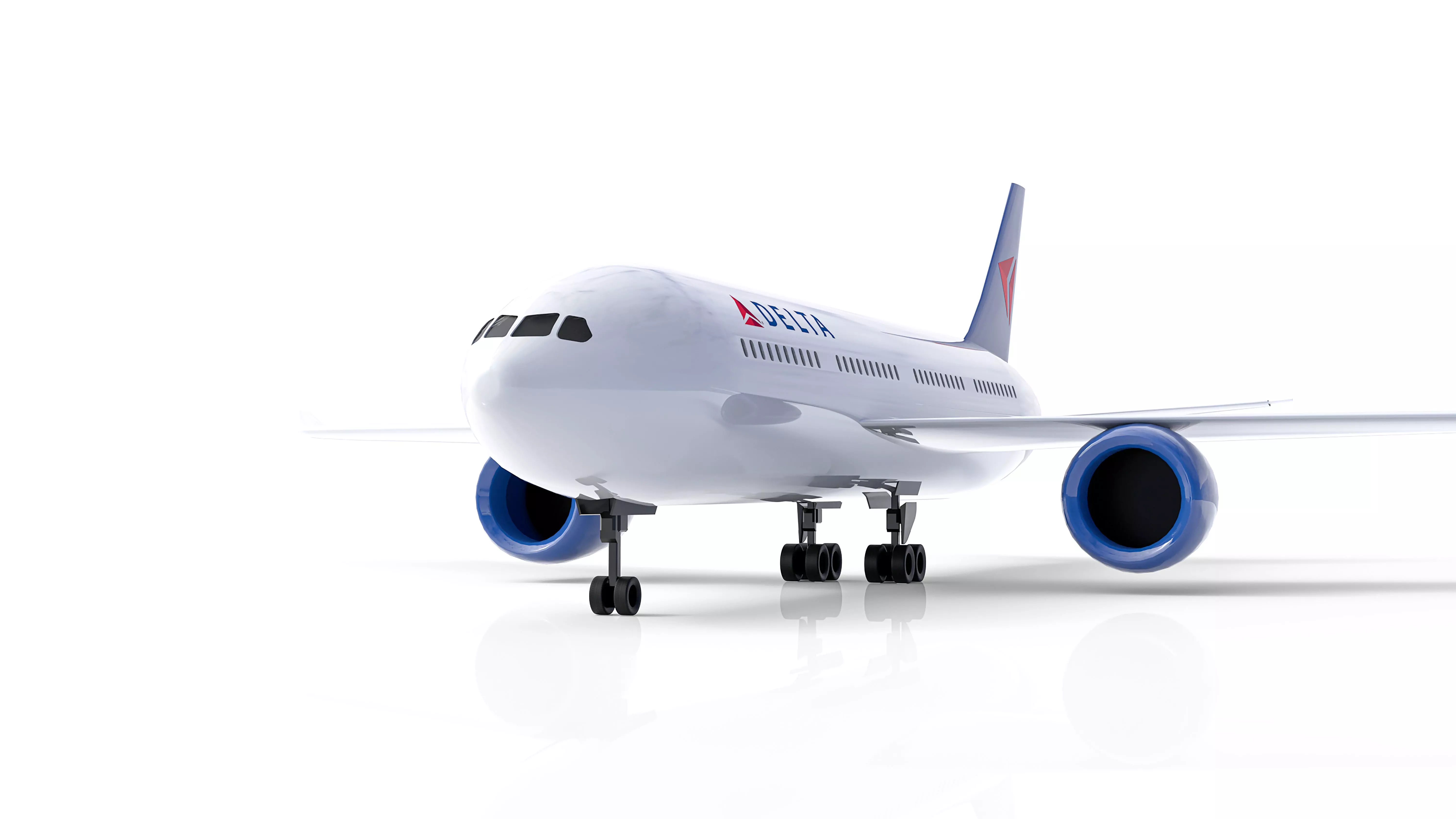 Delta Air Lines Boeing Plane 3D model