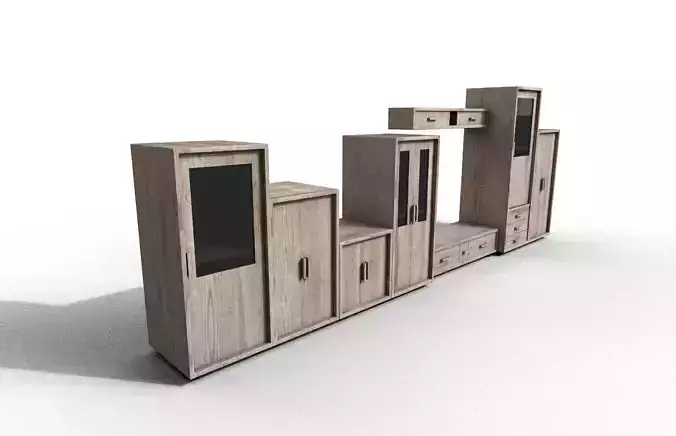 Set Modern Furniture 3D Model