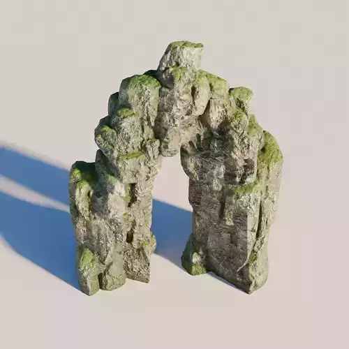 Rock 5 Low-poly 3D model