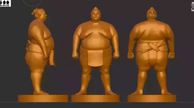 SUMO WRESTLER Konishiki