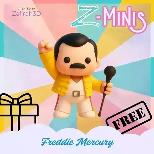 Z-MINIS FREDDIE MERCURY FOR FREE