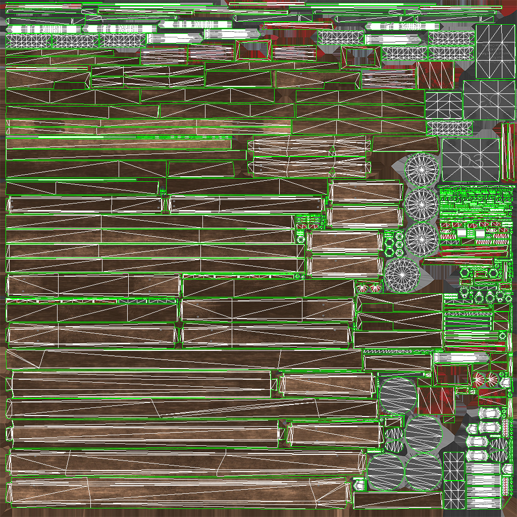 Old Railway Handcar Low-poly PBR Low-poly 3D model_20