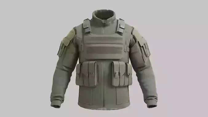 Military Cloth Upper Body Vest Jacket